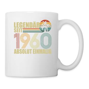 63. Geburtstag oldtimer 1960 - Tasse - Weiß - Rechts