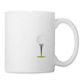 Let’s Par Tee Golfing Golf - Mug blanc - blanc - Droite