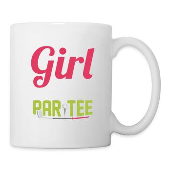 This Girl Knows How To Par Tee Golfing Golf - Mug - white - Right
