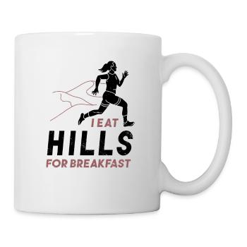 Coureur de marathon - Mug blanc - blanc - Droite
