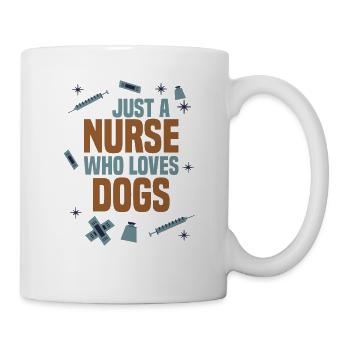 Emergency Nurse Dog lover Dog - Mug - white - Right