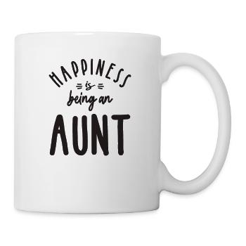 Happiness is Being an Aunt - Mug - white - Right