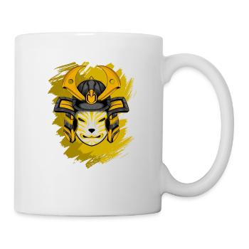 Kitsun Vaporwave Japanese Kami Vaporwave Kitsune - Mug - white - Right