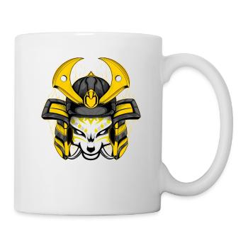 Kitsun Vaporwave Japanese Kami Vaporwave Kitsune - Mug - white - Right