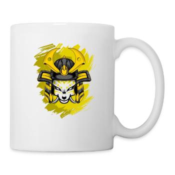 Kitsun Vaporwave Japanische Kami Vaporwave Kitsune - Tasse - Weiß - Rechts