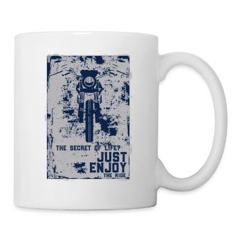Moto Motocyclisme Motard Motard - Mug blanc - blanc - Droite