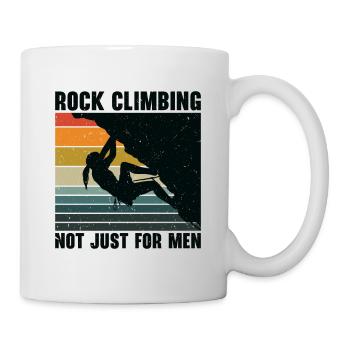 Journée internationale de la femme Mountain Retro Rock - Mug blanc - blanc - Droite