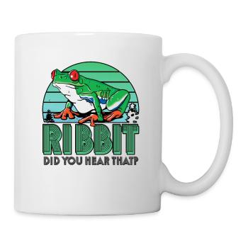 Red Eyed Tree Frog Cute Rainforest Amphibian - Mug - white - Right