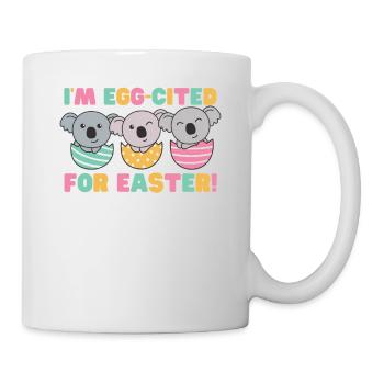 koalas doux pour Pâques avec œufs de Pâques koala - Mug blanc - blanc - Droite