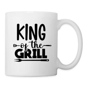 King Of The Grill - Tasse - Weiß - Rechts