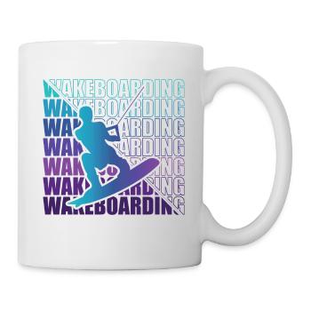 Wakeboard Wakeboarder Wakeboarding Freestyle DNA - Tasse - Weiß - Rechts