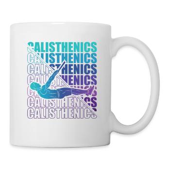 Calisthenics Street Workout Gymnastics Fitness - Mug - white - Right
