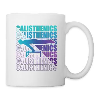 Calisthenics Street Workout Gymnastics Fitness - Mug - white - Right
