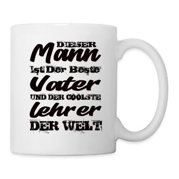 Vater Und Lehrer - Tasse - Weiß - Rechts
