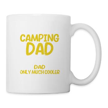 Ich bin ein Camping Dad wie ein normaler Daddy - Tasse - Weiß - Rechts