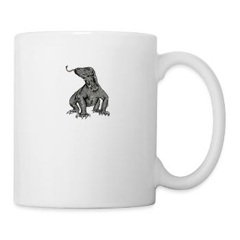 Komodowaran I Komododrache Motiv für Reptilien - Tasse - Weiß - Rechts