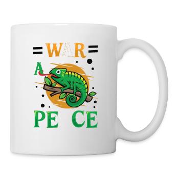 Peace Cameleon, mouvement pour la paix - Mug blanc - blanc - Droite