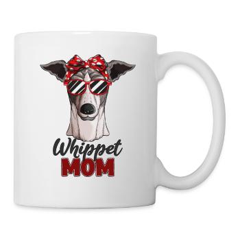 Dog breed Whippet Mom dog owner dog pet - Mug - white - Right