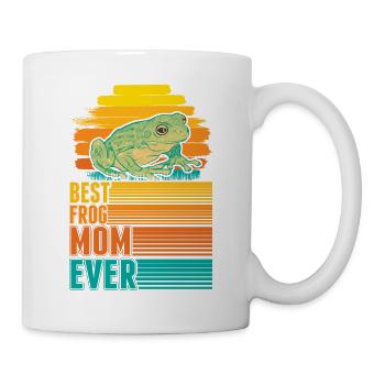 Meilleure maman grenouille - Mug blanc - blanc - Droite
