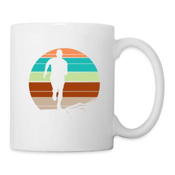 Trail Runner Running Jogging Jogger I Gift - Mug - white - Right