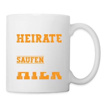 Ich Heirate Junggesellenabschied - Tasse - Weiß - Rechts