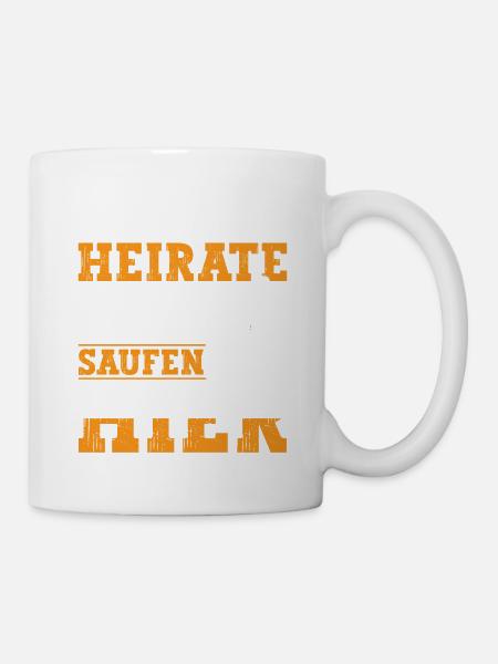 Ich Heirate Junggesellenabschied - Tasse - Weiß