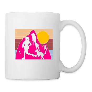 Trail Runner Running Jogging Jogger I Gift - Mug - white - Right