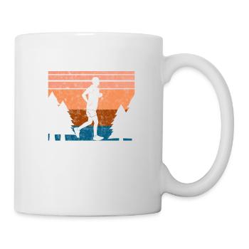 Trail Runner Running Jogging Jogger I Gift - Mug - white - Right