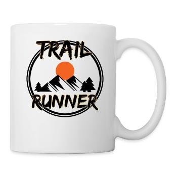 Trail Runner Running Jogging Jogger I Gift - Mug - white - Right