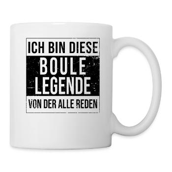 Boulen-Boccia Game Boule-Spieler Boules-Kugel - Tasse - Weiß - Rechts