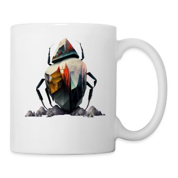 Insekten Berge Geschenk Frau Kunst Tiere - Tasse - Weiß - Rechts