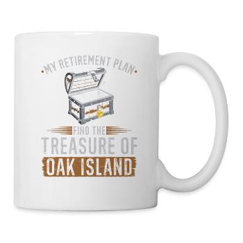 Oak Island Retirement Plan Retired Treasure Hunter - Tasse - Weiß - Rechts