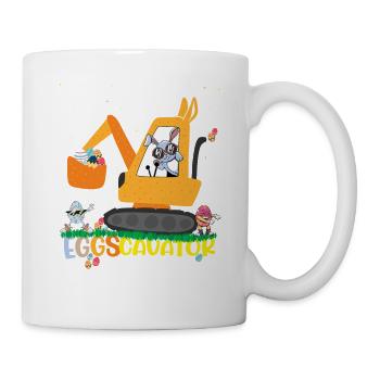 Chemise de chasse aux œufs de Pâques pour enfants tout-petits drôle - Mug blanc - blanc - Droite