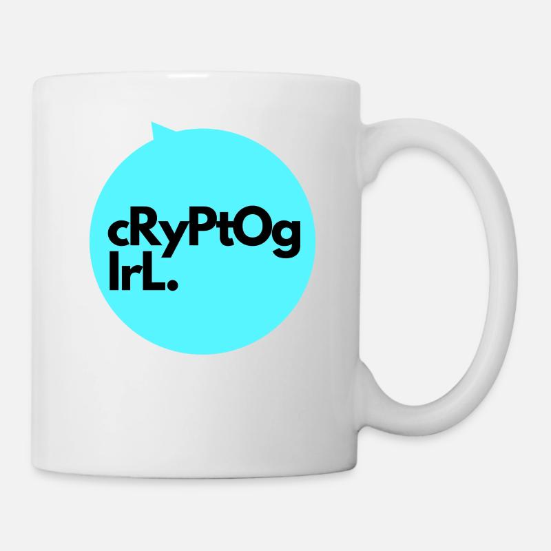 Cryptogirl - Tasse - Weiß