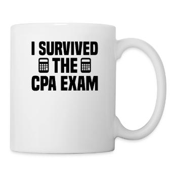 Comptable auditeur - Mug blanc - blanc - Droite
