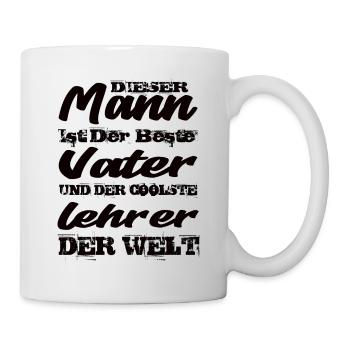 Lehrer - Tasse - Weiß - Rechts