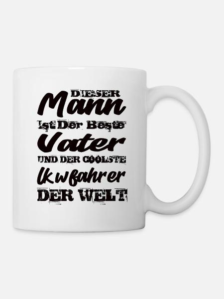 Lkwfahrer - Tasse - Weiß
