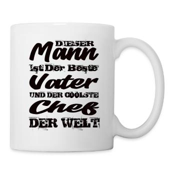 Chef - Tasse - Weiß - Rechts