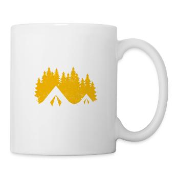Cinq hôtels 5 milliards d’étoiles camping camp nature - Mug blanc - blanc - Droite