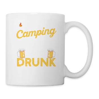 Nimm niemals Camping-Ratschläge von mir an, du wir - Tasse - Weiß - Rechts
