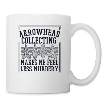 me fait me sentir moins meurtrier Conseils de chasse - Mug blanc - blanc - Droite