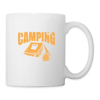 Suitable Family Camping Trip Camper Holidays - Mug - white - Right