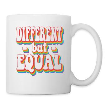Anders, aber gleich - Pride Rainbow LGBTQ+ - Tasse - Weiß - Rechts