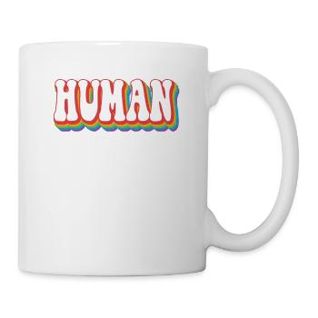 Soutenez Pride Rainbow LGBTQ+ - Humain - Mug blanc - blanc - Droite