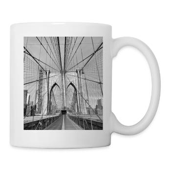 Brooklyn Bridge - Tasse - Weiß - Rechts