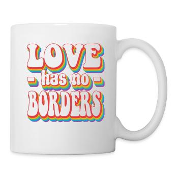 Love Has No Borders Pride Rainbow LGBTQ+ - Mug - white - Right