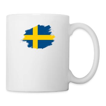 Dinge in Freizeit Schweden Flagge Urlaub Geschenk - Tasse - Weiß - Rechts