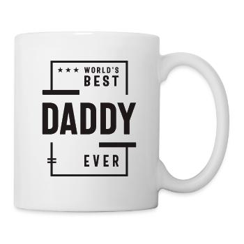 World's Best Daddy Ever - Father's Day - Mug - white - Right