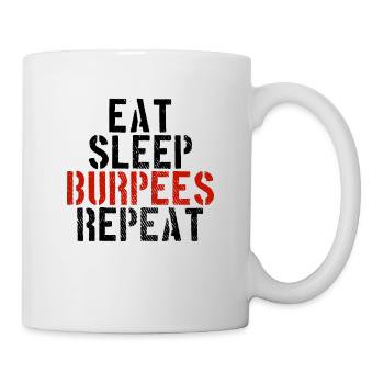 Eating Sleeping Burpees - Mug - white - Right