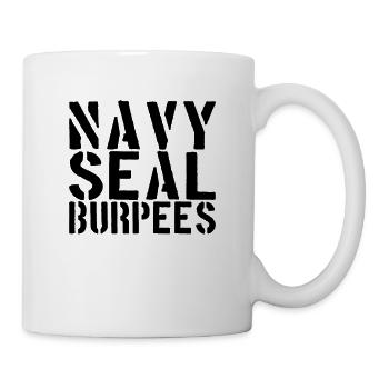 Burpees Shirt - Mug - white - Right
